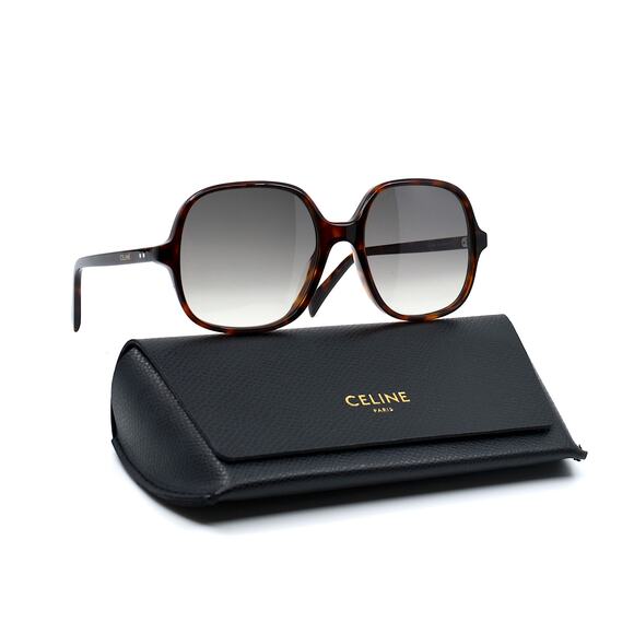 NEW CELINE CL40244U HAVANA BROWN WOMEN'S SUNGLASSES - Picture 1 of 11